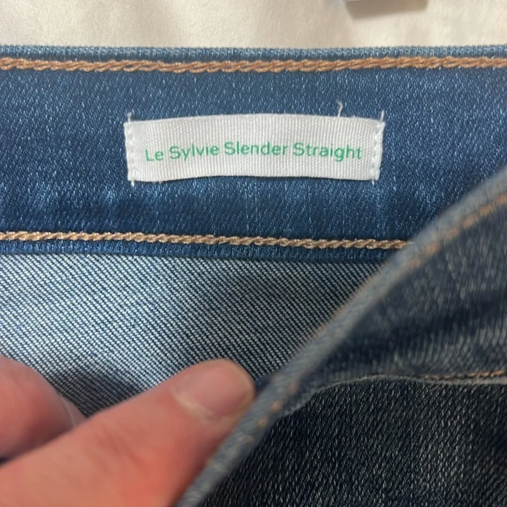 Frame Denim Women's Straight Leg Jeans - Blue - Picture 6 of 11